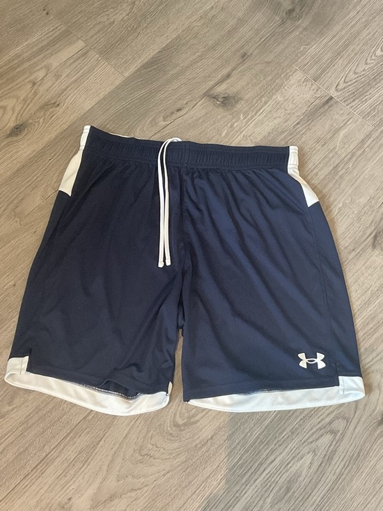 Under Armour Other - ***Under Armour** Navy and White Men's Tech Athletic Shorts with hem vent